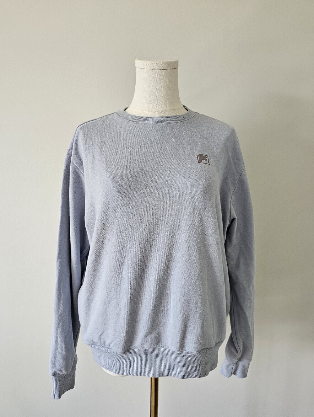 Fila M blue crewneck sweater pullover